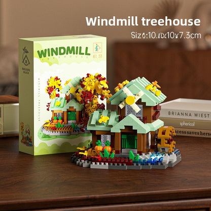 Plastic Building Toys Tree Model, Creative Construction Set For Kids