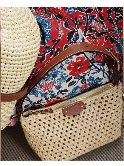 Solid Color Square Hollow Out PU Leather Shoulder Bag For Women, Summer Tote Style