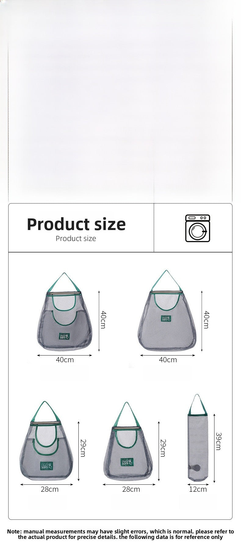 Simple Style Vegetable Storage Bag Made Of Durable Polyester For Convenient Kitchen Organization
