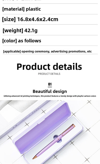 Christmas Candy Pencil Case For Learning, Durable Plastic Stationery Box For School Supplies