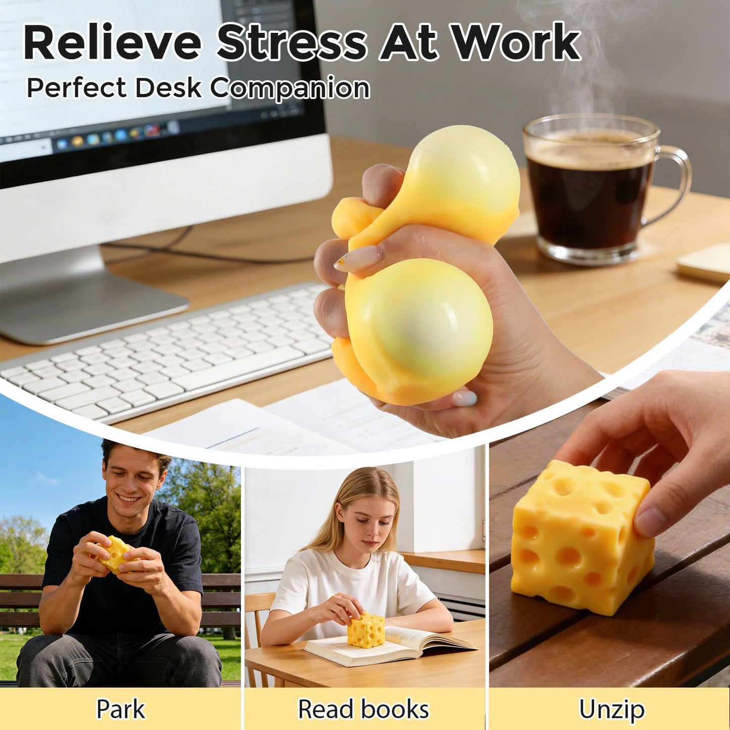 Novelty Squishy Toy Made Of TPR Material, Perfect Stress Relief Toy