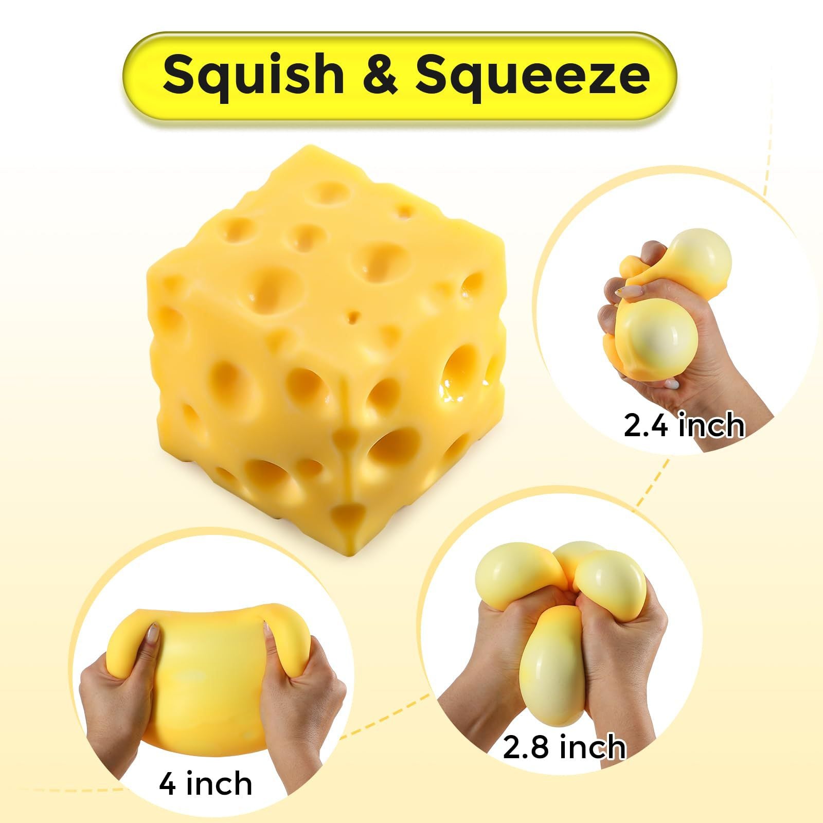 Novelty Squishy Toy Made Of TPR Material, Perfect Stress Relief Toy