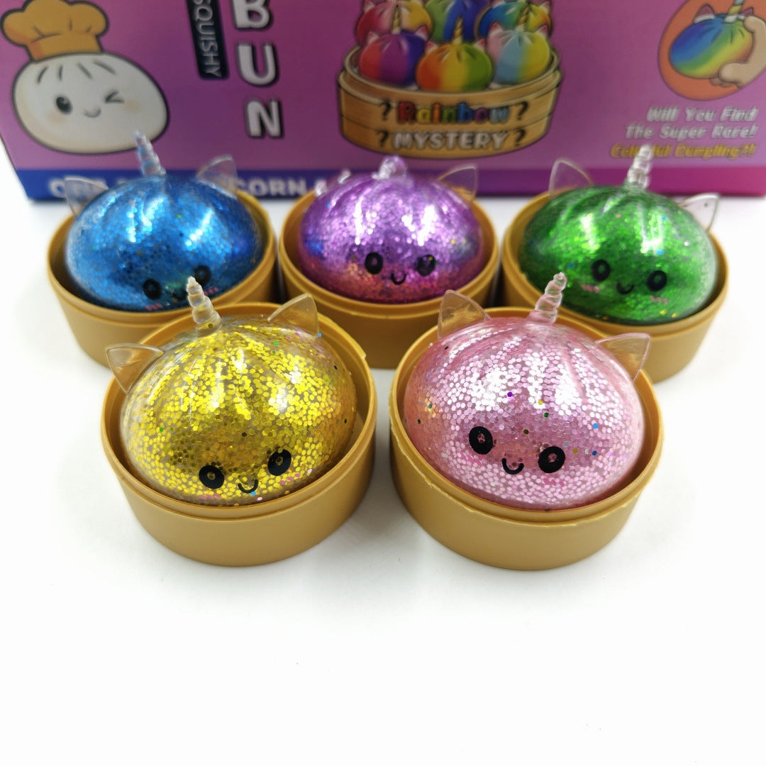 Halloween Cute Squishy Toy Made Of TPR Featuring Luminous Craft For Stress Relief