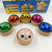 5.5cm Smiley Face Gold Glitter Popping Beads