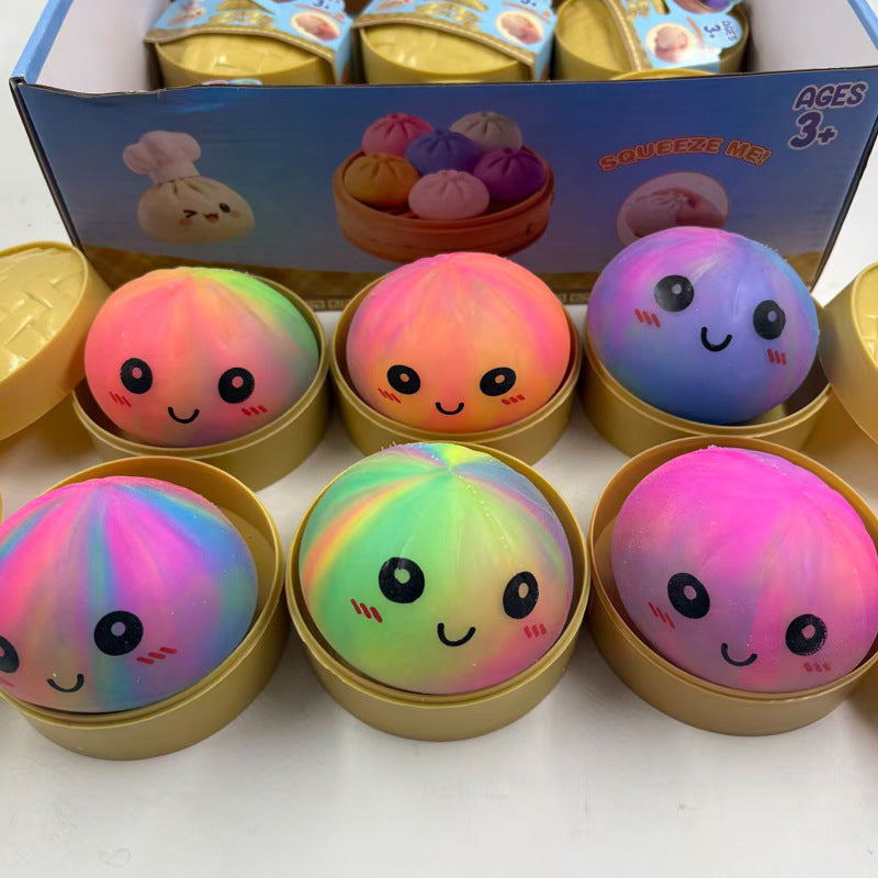 Halloween Cute Squishy Toy Made Of TPR Featuring Luminous Craft For Stress Relief