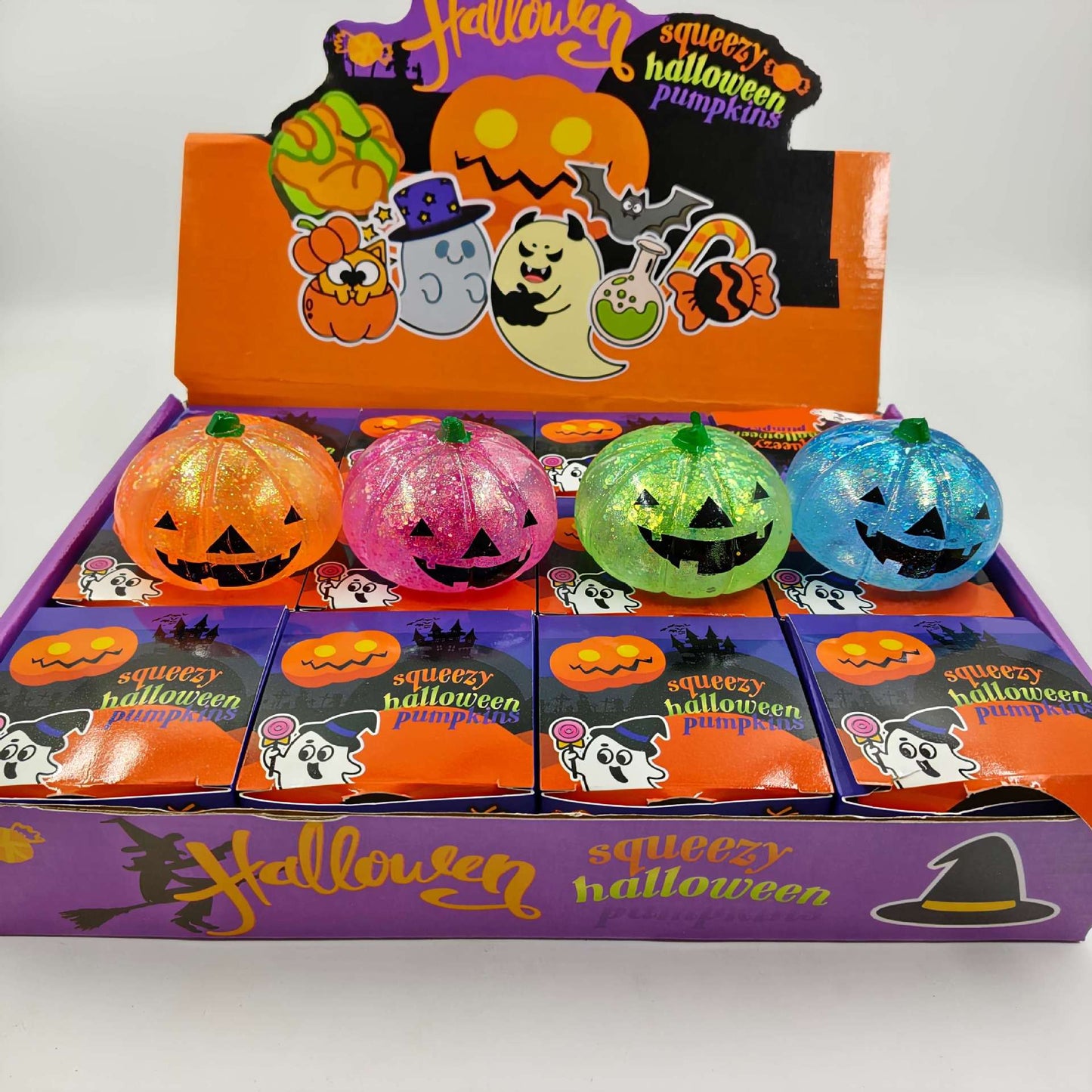 Halloween Cute Squishy Toy Made Of TPR Featuring Luminous Craft For Stress Relief