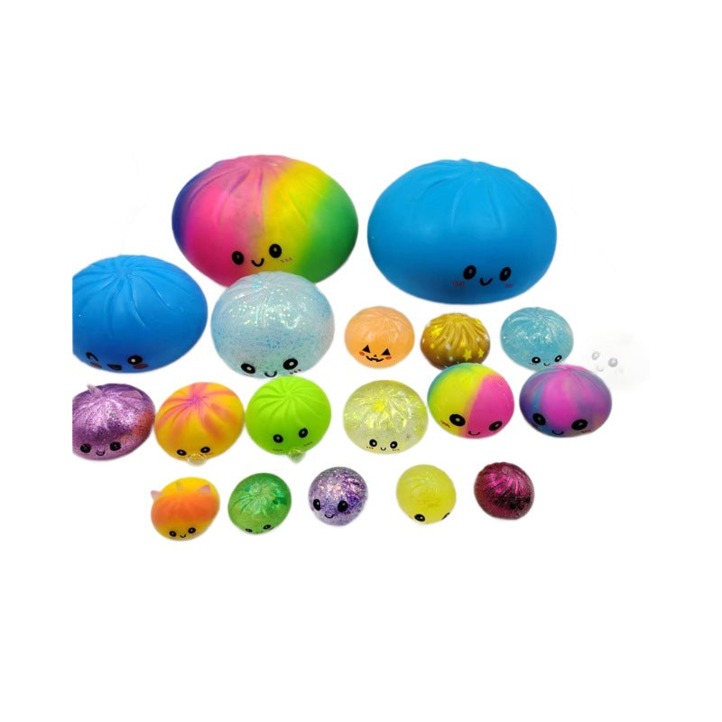 Halloween Cute Squishy Toy Made Of TPR Featuring Luminous Craft For Stress Relief