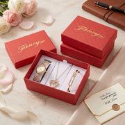 Style One (watch + Necklace + Bracelet + Gift Box)
