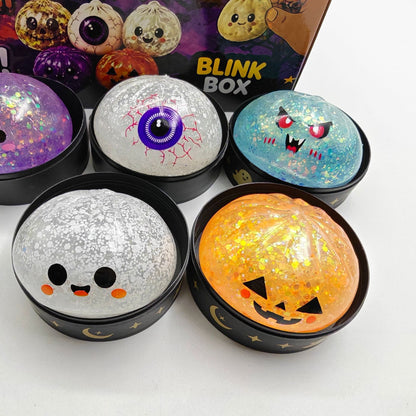 Halloween Cute Squishy Toy Made Of TPR Featuring Luminous Craft For Stress Relief