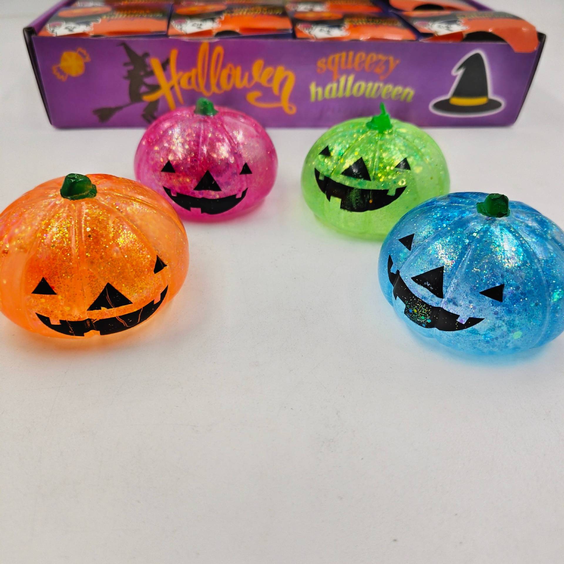 Halloween Cute Squishy Toy Made Of TPR Featuring Luminous Craft For Stress Relief