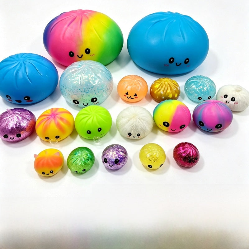 Halloween Cute Squishy Toy Made Of TPR Featuring Luminous Craft For Stress Relief