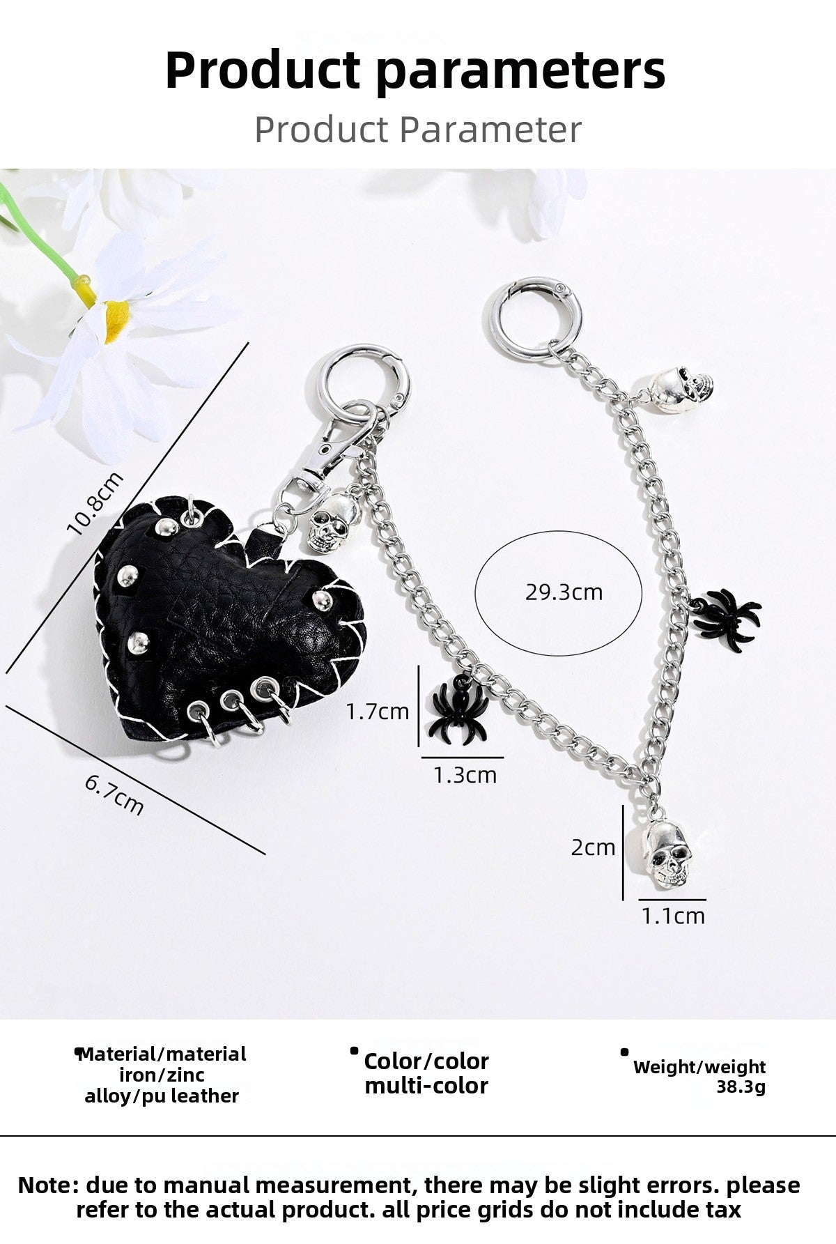 Heart Shape Key Chain Featuring Durable Zinc Material With PU Inlay For Stylish And Long-Lasting Use