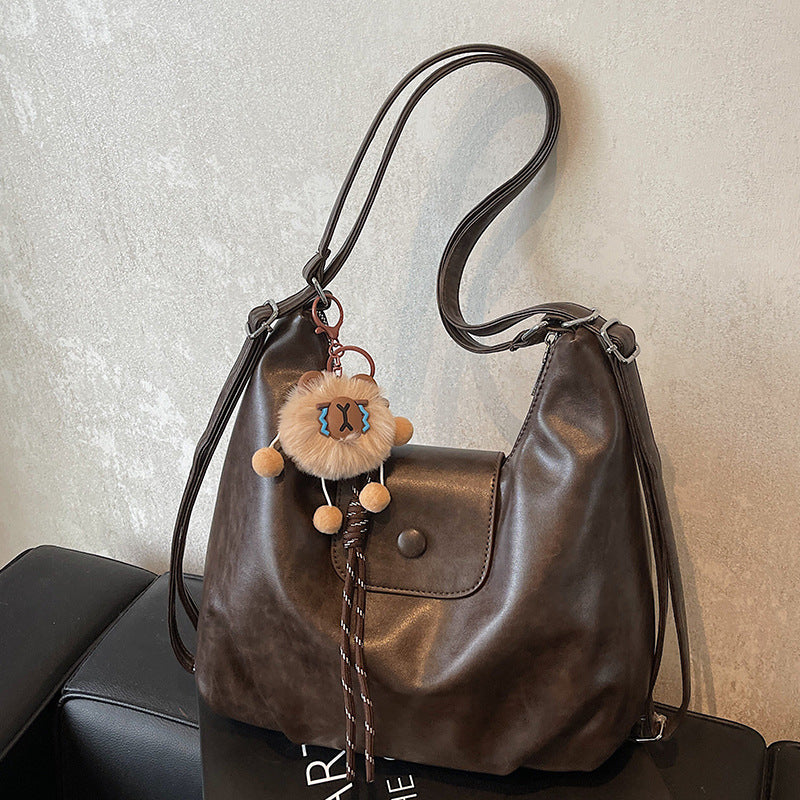 Women’s Cloud Shape Shoulder Bag In PU Leather With Large Capacity And Single Shoulder Strap For Spring & Summer