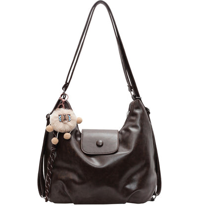 Women’s Cloud Shape Shoulder Bag In PU Leather With Large Capacity And Single Shoulder Strap For Spring & Summer