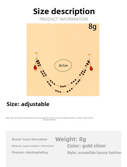 Red Alloy Body Chain For Women Featuring Crystal Pattern, Perfect Chest Jewelry For Nightclub