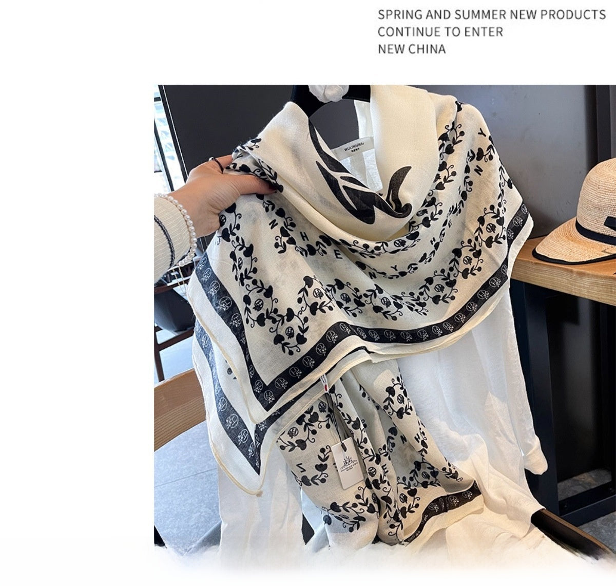 Women's Polyester Scarf Perfect For Summer, Lightweight And Stylish Accessory