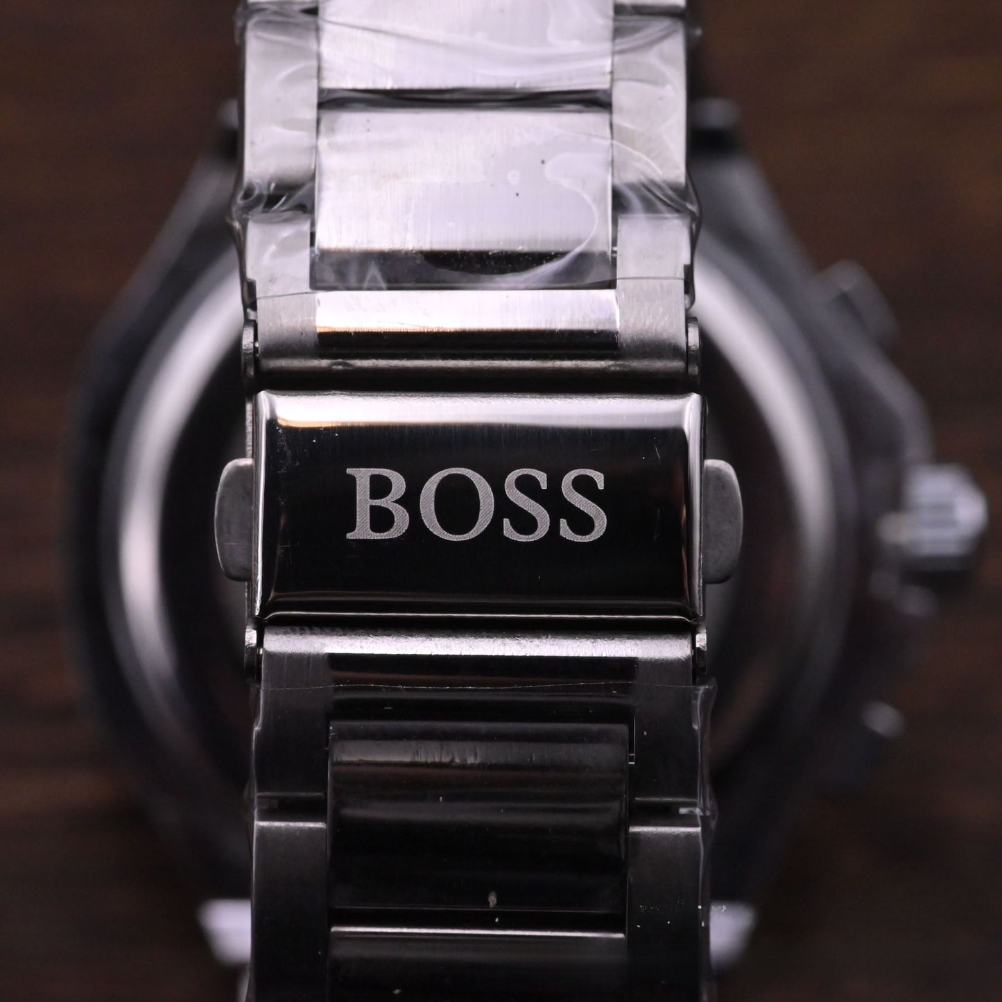 Men's Quartz Watch With Round Dial, Steel Belt Strap, Tempered Glass Mirror, And Single Folding Buckle
