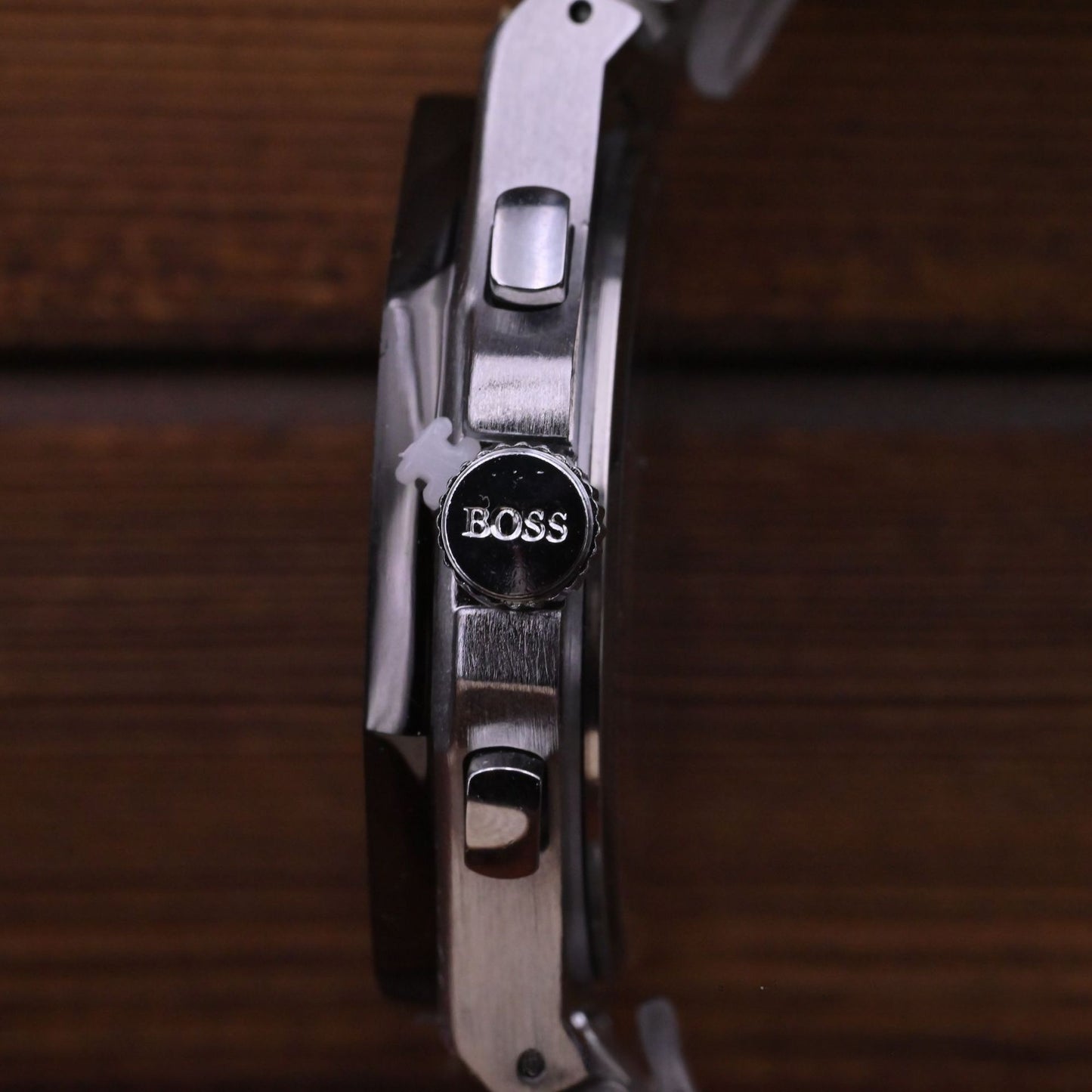 Men's Quartz Watch With Round Dial, Steel Belt Strap, Tempered Glass Mirror, And Single Folding Buckle