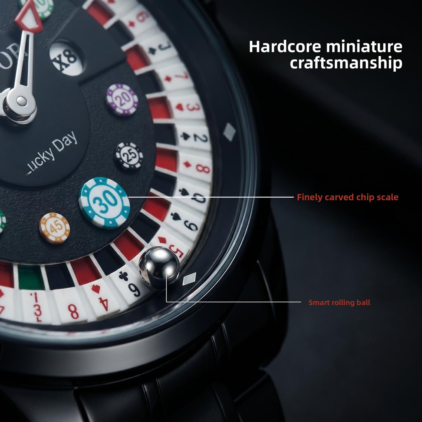 Men's Quartz Watch With Genuine Leather Strap And Pin Buckle Featuring Round Dial And Tempered Glass Mirror