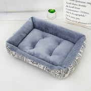 Cotton Square Mat - Monochrome Vintage
