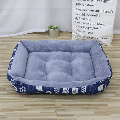 All Seasons Pet Bed With Soft PP Cotton Filling For Comfortable Rest