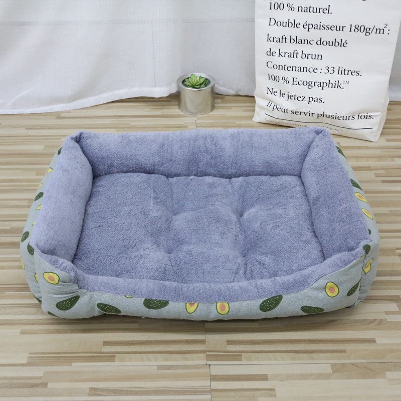 All Seasons Pet Bed With Soft PP Cotton Filling For Comfortable Rest