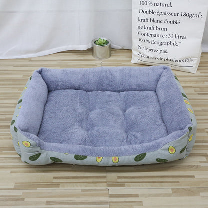 All Seasons Pet Bed With Soft PP Cotton Filling For Comfortable Rest