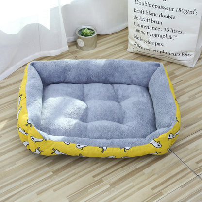 All Seasons Pet Bed With Soft PP Cotton Filling For Comfortable Rest
