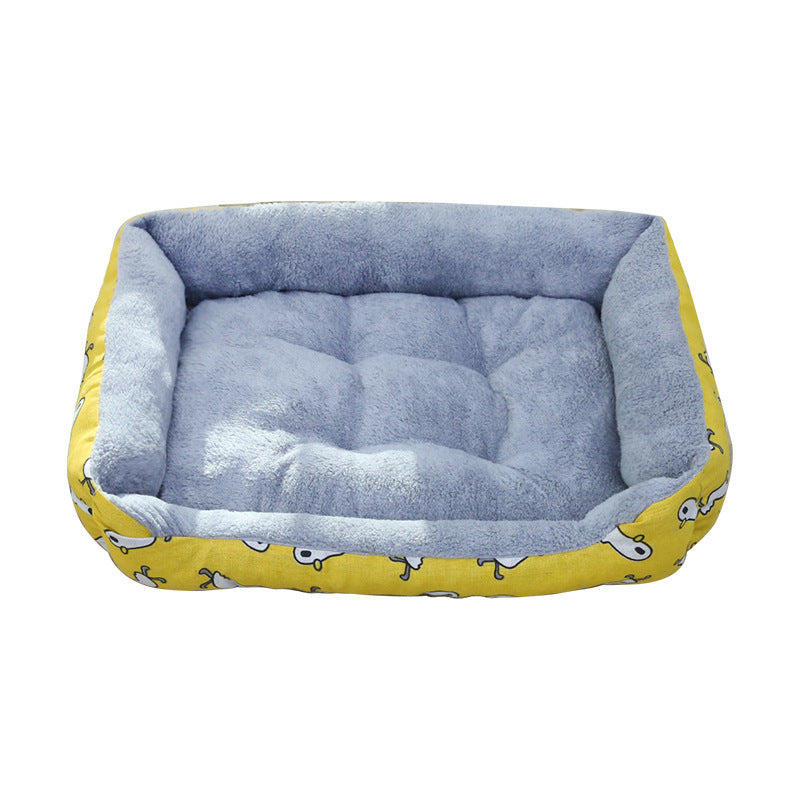 All Seasons Pet Bed With Soft PP Cotton Filling For Comfortable Rest
