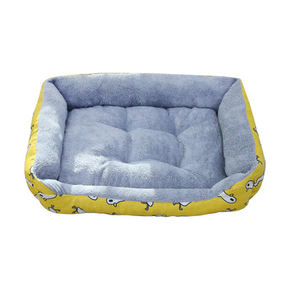 All Seasons Pet Bed With Soft PP Cotton Filling For Comfortable Rest