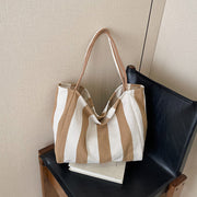 Wide-striped Khaki Color
