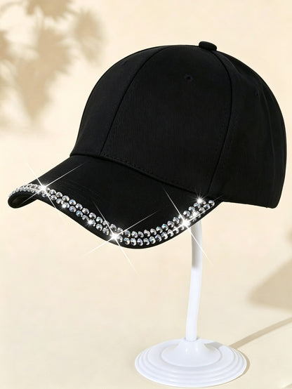 Modern Style Outdoor Baseball Cap For Adults With Curved Brim, Featuring Durable Polyester Material