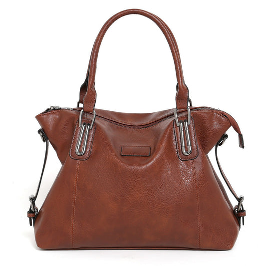 Solid Color Square PU Leather Underarm Bag With Sewing Thread Detail And Chain Strap, Perfect For Spring