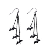 Bat Earrings - Black