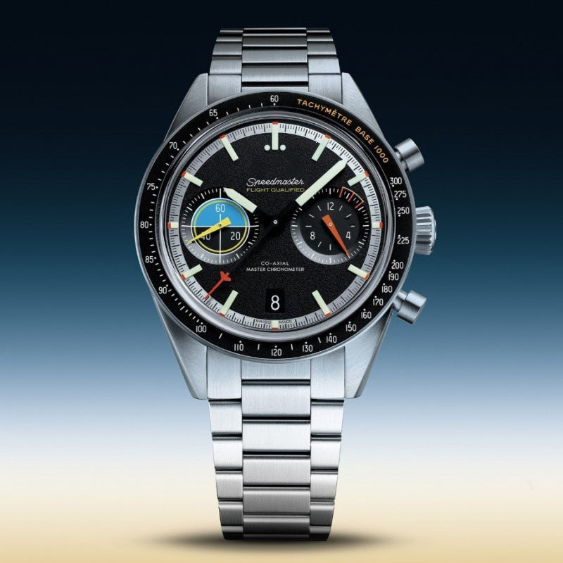 Men's Quartz Watch With Stainless Steel Strap And Horseshoe Buckle, Round Dial Featuring Ordinary Glass Mirror And Pointer Display