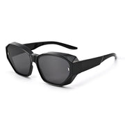 Bright Black Frame Gray Lens