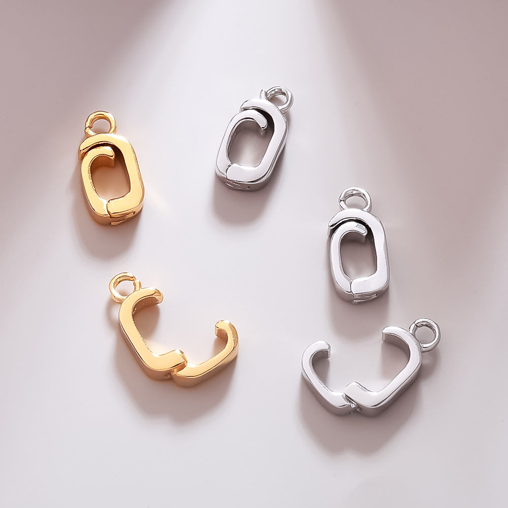 1 PCS 925 Sterling Silver Open Jump Rings Handmade Jewelry Accessories In Silver