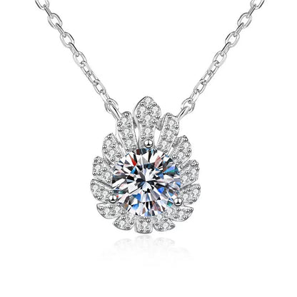 Water Droplets Necklace For Women In Electroplated Copper With Zircon Inlay And Cable Chain