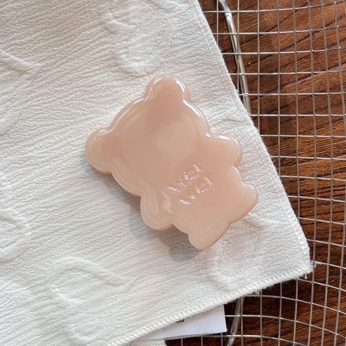 Flowers Hairpin For Women Made Of Acetic Acid Sheets In Apricot Color