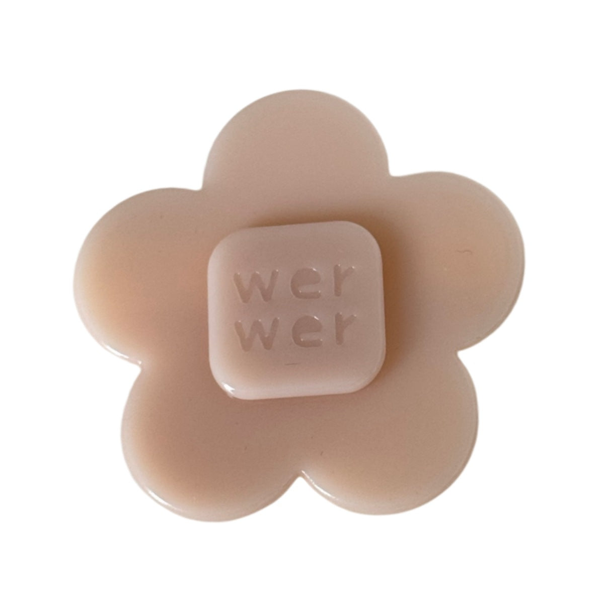 Flowers Hairpin For Women Made Of Acetic Acid Sheets In Apricot Color