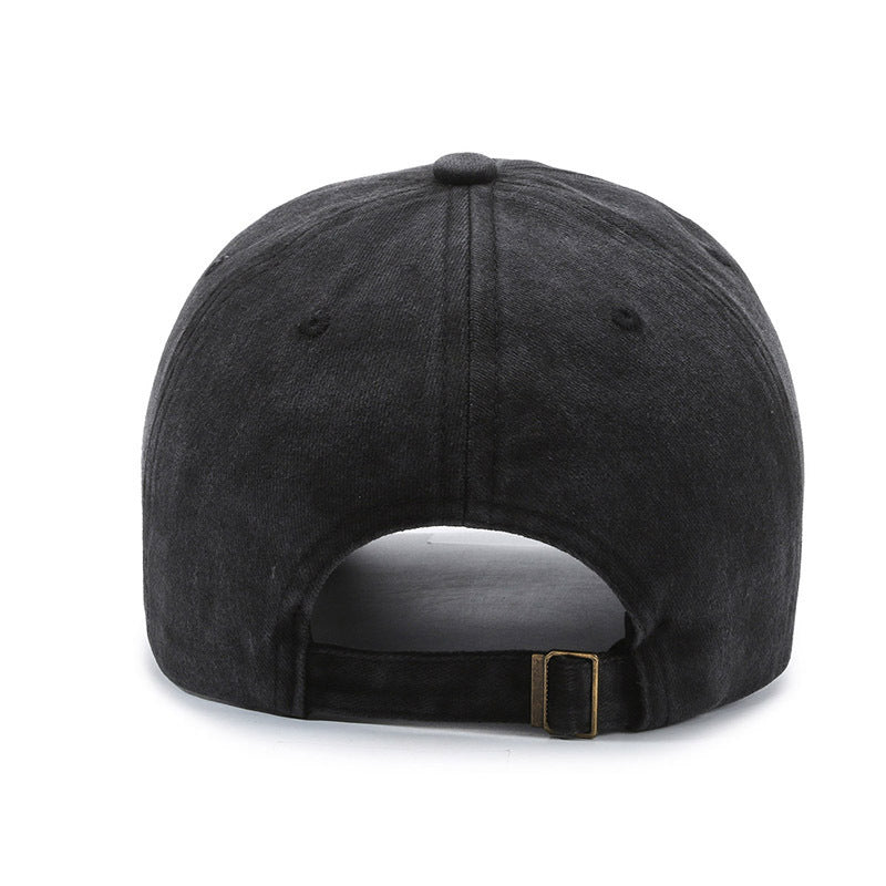 Unisex Retro Baseball Cap With Curved Brim, Breathable Cotton Material Featuring Embroidery Design