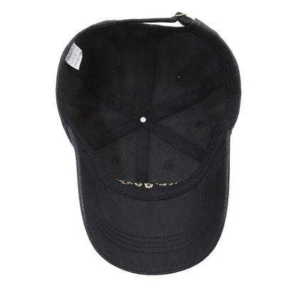 Unisex Retro Baseball Cap With Curved Brim, Breathable Cotton Material Featuring Embroidery Design