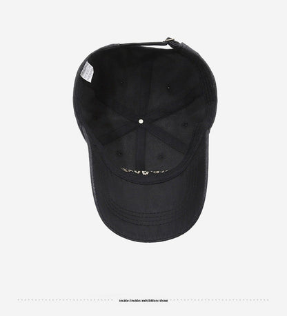 Unisex Retro Baseball Cap With Curved Brim, Breathable Cotton Material Featuring Embroidery Design