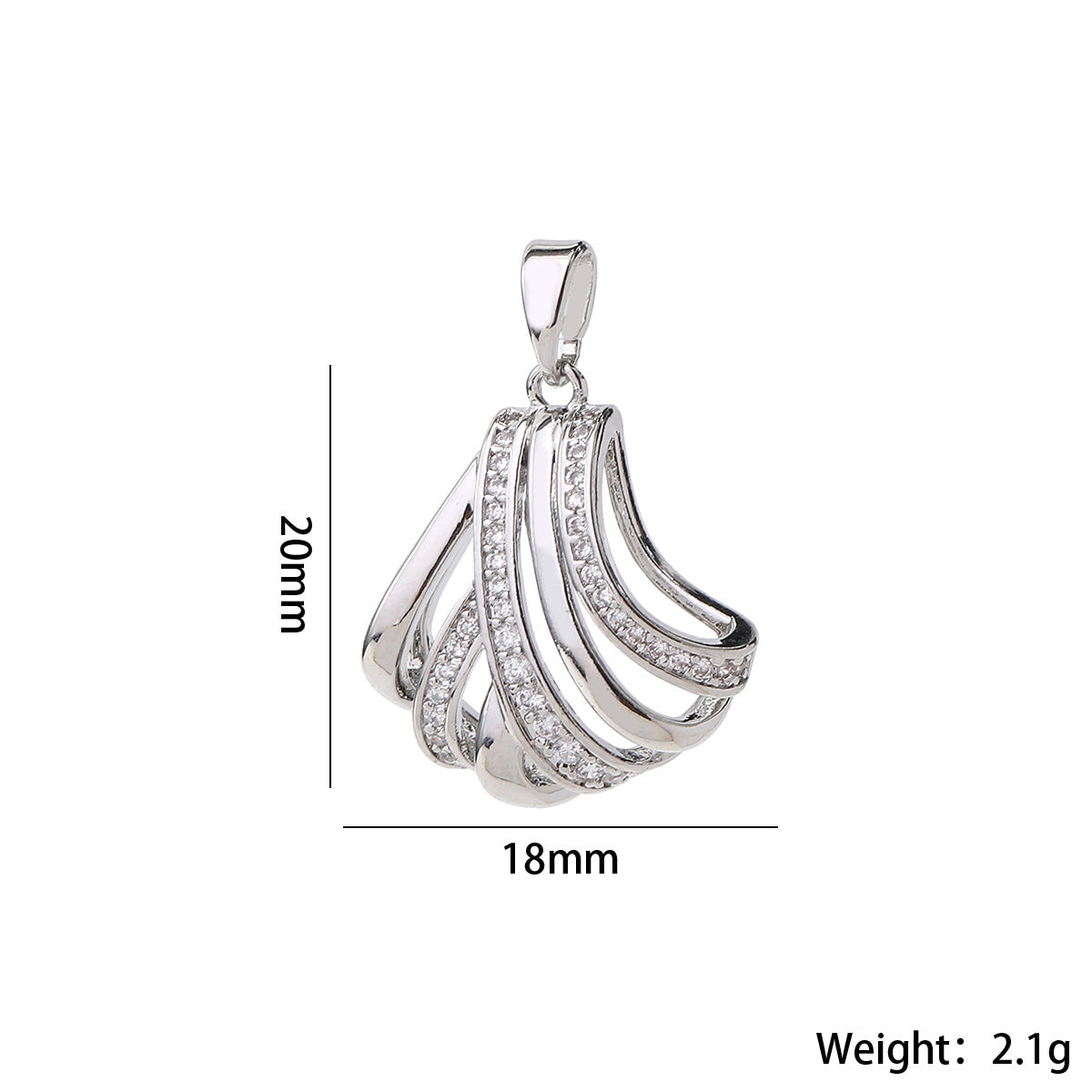Letter Pendant In Brass With Real Gold Plated Electroplated Finish Featuring Zircon Inlay For Commute Jewelry Accessories