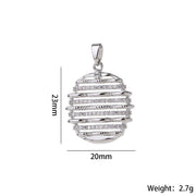 8#Oval Horizontal Strip