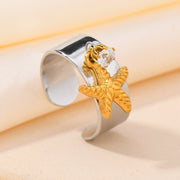 Zircon Starfish Ring
