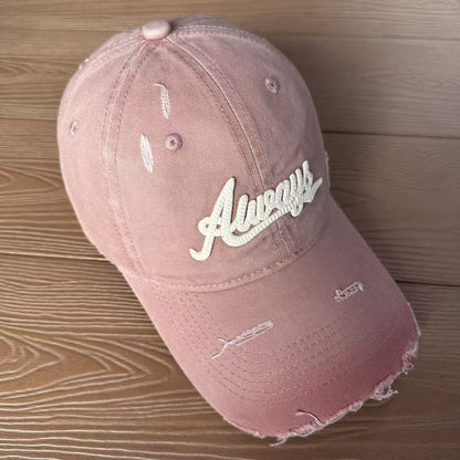 Vintage Style Unisex Baseball Cap With Curved Brim Featuring Embroidery And UV Protection In Cotton Material