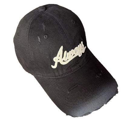 Vintage Style Unisex Baseball Cap With Curved Brim Featuring Embroidery And UV Protection In Cotton Material