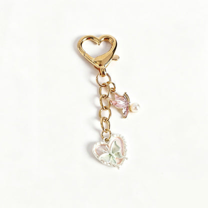 Heart Shape Key Chain Made Of Durable Alloy, Stylish And Perfect For Everyday Use