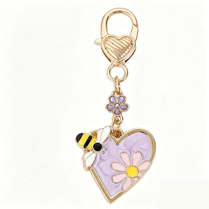 Heart Shape Key Chain Made Of Durable Alloy, Stylish And Perfect For Everyday Use
